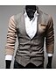 ieftine Outerwear Bărbați-Bărbați Jachetă Șic Stradă-Bloc Culoare