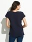 billige Overdele til kvinder-Dame - Ensfarvet Gade I-byen-tøj T-shirt