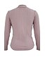 billige T-skjorter til kvinner-Polyester / Spandex Rosa Tynn Langermet,Dyp V T-skjorte Ensfarget Høst Sexy Ut på byen / Klubb Dame