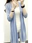 cheap Women&#039;s Sweaters-Women&#039;s Going out Vintage Long Sleeve Cotton Cardigan - Solid Colored Halter Neck / Spring