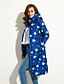 cheap Women&#039;s Puffer&amp;Parka-Women&#039;s Winter Casual / Daily Plus Size Street chic Padded Galaxy Long Polyester Hooded White / Black / Red