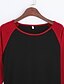 cheap Women&#039;s T-shirts-Women&#039;s Street chic T-shirt - Patchwork Peplum