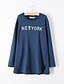 cheap Women&#039;s Hoodies &amp; Sweatshirts-Women&#039;s Daily Sweatshirt Solid Round Neck Micro-elastic Polyester Long Sleeve Winter