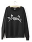 cheap Women&#039;s Hoodies &amp; Sweatshirts-Women&#039;s Casual Sweatshirt - Letter
