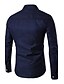 cheap Men&#039;s Shirts-Men&#039;s Solid Colored Shirt - Cotton Casual Daily White / Black / Red / Navy Blue / Spring / Fall / Long Sleeve