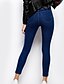 olcso Női nadrágok-Women&#039;s Skinny / Jeans Pants - Solid Colored High Rise / Fall / Winter