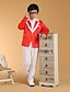 cheap Ring Bearer Suits-White Cotton Ring Bearer Suit - Six-piece Suit Includes  Jacket / Waist cummerbund / Vest