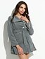 cheap Women&#039;s Coats &amp; Trench Coats-Women&#039;s Vintage Trench Coat - Solid Colored