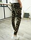 voordelige Heren broek-Heren Actief / Militair Slank Recht  / Actief / Slank Broek - camouflage Groen L / Sport / Lente / Weekend