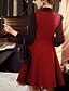 cheap Women&#039;s Dresses-Women&#039;s Going out Vintage / Sophisticated Sheath / Little Black / Swing Dress - Solid Colored Pleated High Rise / Fall / Winter