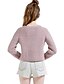 preiswerte Damen Pullover-Damen Standard Pullover-Lässig/Alltäglich Einfach Solide Rundhalsausschnitt Langarm Wolle Baumwolle Polyester Winter Dick Mikro-elastisch