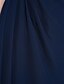זול שמלות לאירועים מיוחדים-בתולת ים \ חצוצרה ערב רישמי שמלה אשליה שרוולים קצרים עד הריצפה שיפון עם פרטים מקריסטל אפליקציות 2021