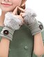 cheap Women&#039;s Gloves-Women&#039;s Casual Wrist Length Half Finger Gloves - Patchwork / Winter