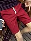 voordelige Heren broek-Heren Eenvoudig Hoge taille Ruimvallend Micro-elastisch Shorts Broek Effen
