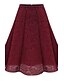 cheap Women&#039;s Skirts-Women&#039;s Plus Size Cotton Swing Skirts - Solid Colored