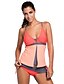 preiswerte Bikinis und Bademode-Damen Muster Tankinis Einfarbig Hose / Sportlicher Look