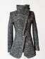 Недорогие Женские пальто и тренчи-Пальто Обычная Длинный рукав