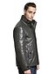 cheap Men&#039;s Jackets &amp; Coats-SEVEN  Men&#039;s Plus Size Street chic JacketsSolid Stand Long Sleeve Winter Gray Polyester Medium