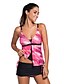 preiswerte Bikinis und Bademode-Damen Muster Tankinis Einfarbig Hose / Sportlicher Look