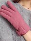 Недорогие Женские перчатки-Жен. На каждый день До запястья С пальцами Перчатки Однотонный / Зима