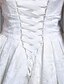 abordables Robes de Mariée-Robes de mariée Trapèze Sans Bretelles Sans Manches Traîne Tribunal Dentelle Robes de mariée Avec Dentelle 2023