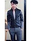 cheap Men&#039;s Jackets &amp; Coats-Men&#039;s Punk &amp; Gothic Slim Jacket-Color Block,Patchwork Stand