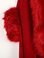 baratos Suéteres de Mulher-Feminino Longo Capa / Capes,Casual Vintage Sólido Decote V Lã Acrílico Inverno Primavera Outono Média Micro-Elástica