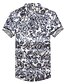 abordables Chemises Homme-Chemise Homme, Fleur / Imprimé - Coton / Manches Courtes