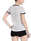 abordables T-shirts Femme-Tee-shirt Femme,Géométrique Sortie simple Manches Courtes Col Arrondi Coton