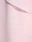 cheap Mother of the Bride Dresses-Sheath / Column Mother of the Bride Dress Convertible Dress Square Neck Knee Length Chiffon 3/4 Length Sleeve yes with Beading 2023