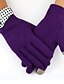billige Handsker til kvinder-Dame Afslappet Håndledslængde Fingerspidser Handsker - Polyester Ensfarvet / Vinter