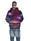 cheap Men&#039;s Hoodies &amp; Sweatshirts-Men&#039;s Hoodie 3D Print Round Neck Active Long Sleeve Rainbow M L XL XXL XXXL / Fall / Winter