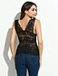 cheap Tank Tops &amp; Camis-Women&#039;s Solid Sexy Casual Street chic Lace Tanks,V Neck Sleeveless