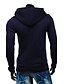 abordables Sweat-shirts Homme-Homme Couleur Pleine Quotidien Décontracté Actif Hoodie Jacket Normal, Manches Longues Coton Printemps