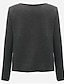 preiswerte Blazer für Damen-Damen Frühling Jacke Alltag Ausgehen Übergrössen Kurz Solide Weiß / Schwarz / Dark Gray S / M / L