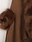 baratos Suéteres de Mulher-Feminino Longo Capa / Capes,Casual Vintage Sólido Decote V Lã Acrílico Inverno Primavera Outono Média Micro-Elástica