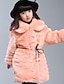 cheap Outerwear-Girls&#039; Casual / Daily Solid Colored Long Sleeve Cotton Down &amp; Cotton Padded