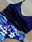 cheap Women&#039;s Swimwear &amp; Bikinis-Women&#039;s Color Block Halter Neck Navy Blue Bikini Swimwear Swimsuit - Color Block Navy Blue