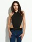 cheap Tank Tops &amp; Camis-Women&#039;s Polyester Spandex Tank Top - Solid, Backless Sequins Criss-Cross Strap
