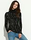 お買い得  レディースセーター-Skymoto®Women&#039;s Sliver Turn Down Collar Long Sleeve Knitwear Pullover Sweater