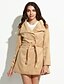 cheap Women&#039;s Coats &amp; Trench Coats-Women&#039;s Vintage Trench Coat - Solid Colored