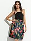 cheap Women&#039;s Skirts-Women&#039;s Work Cute A Line Skirts Print Jacquard