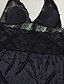 abordables Lingerie sexy-Femme Sexy Lingerie en Dentelle Ultra Sexy Costumes Vêtement de nuit Mosaïque Noir / Violet / Fuchsia Taille unique