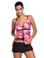 preiswerte Bikinis und Bademode-Damen Muster Tankinis Einfarbig Hose / Sportlicher Look