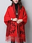 cheap Women&#039;s Sweaters-Women&#039;s Daily Street chic Long Cloak / Capes