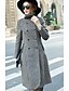 cheap Women&#039;s Coats &amp; Trench Coats-Spring Fall Wool