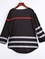 abordables Top femme grande taille-Femme T shirt Tee Plaid Col V Rose Blanche Noir du quotidien Vêtement Tenue Coton / L&#039;hiver