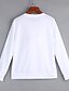 cheap Women&#039;s Hoodies &amp; Sweatshirts-Women&#039;s Solid Colored Pullover Cotton Long Sleeve Regular Sweater Cardigans Round Neck Fall Winter White Red Khaki / Going out
