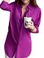 abordables Blusas y camisas de mujer-Mujer Simple / Chic de Calle Camisa, Escote en Pico Un Color / Verano