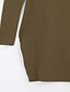 abordables Robes Femme-Robe courte courte Femme Moulante Manches Longues Automne L&#039;hiver - Vêtement de rue Couleur Pleine Vin Noir Vert Véronèse S M L XL